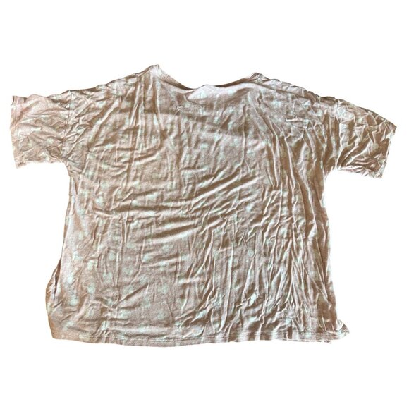 Disney Soft Blush Mickey Mouse Print Lounge Set Rayon Spandex Sleepwear - Picture 7 of 10